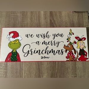 Grinch Christmas sign/decor
